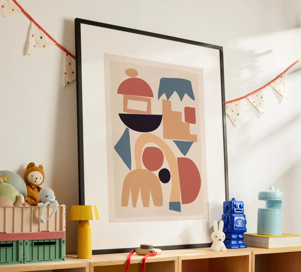 Soft Abstract Forms 02 poster by ThingDesign