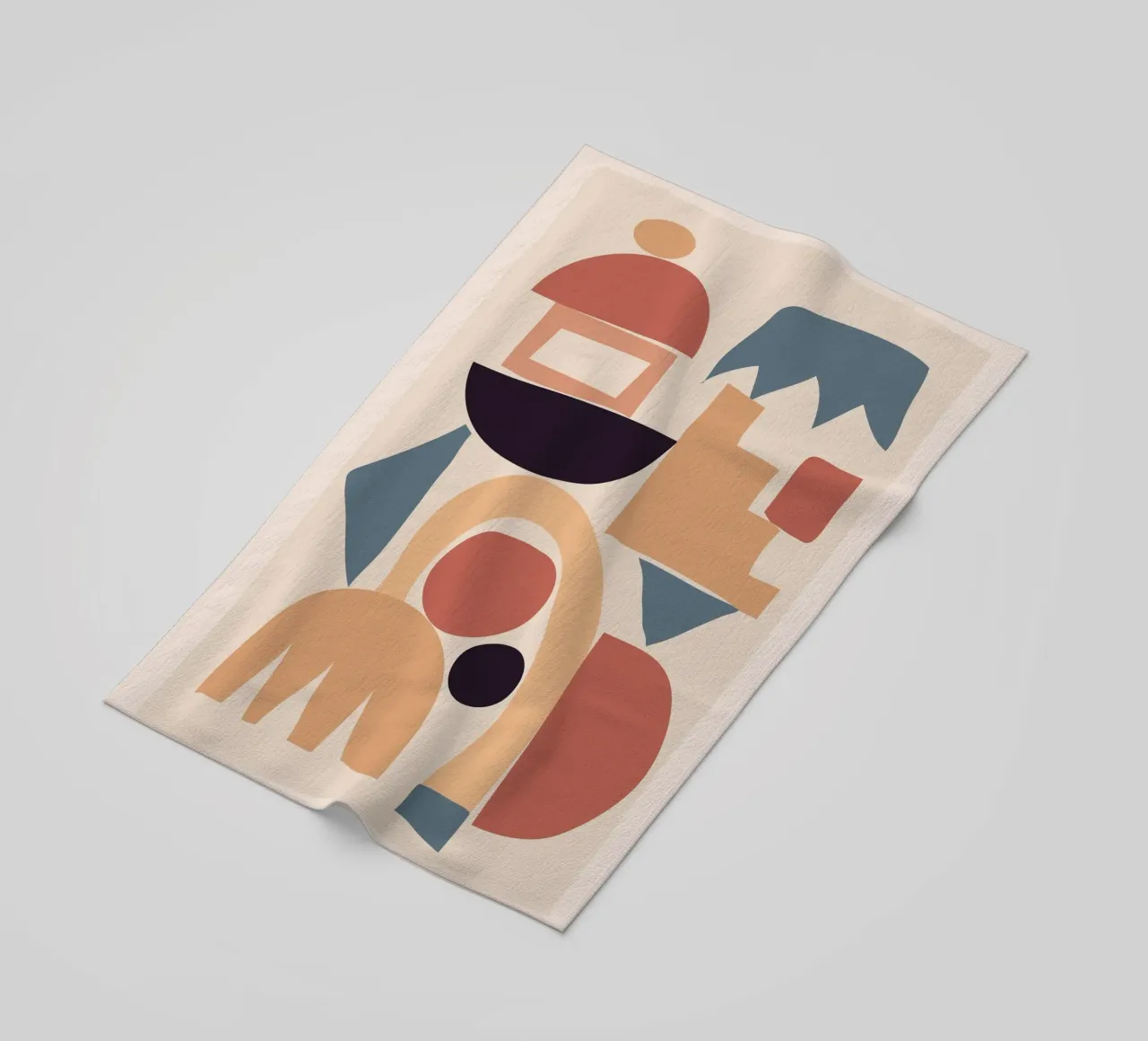 Forme astratte morbide 02 telo mare da ThingDesign