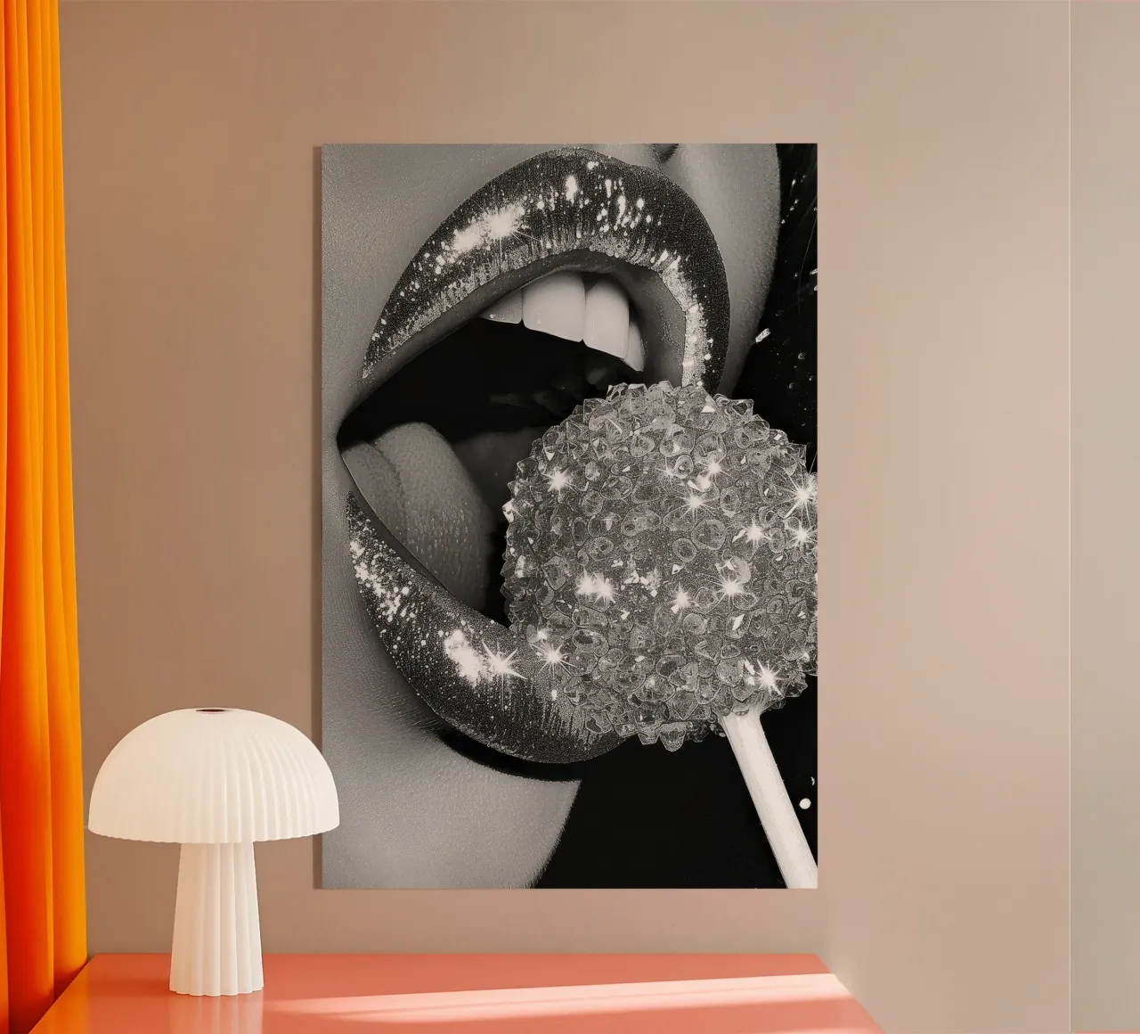 glitter glam plexiglass da NICE CHOICE