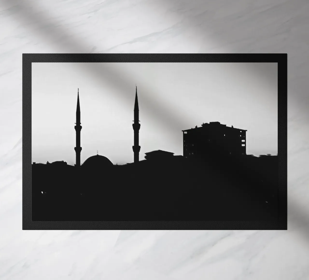 MOSQUE BW doormat by PERSIE