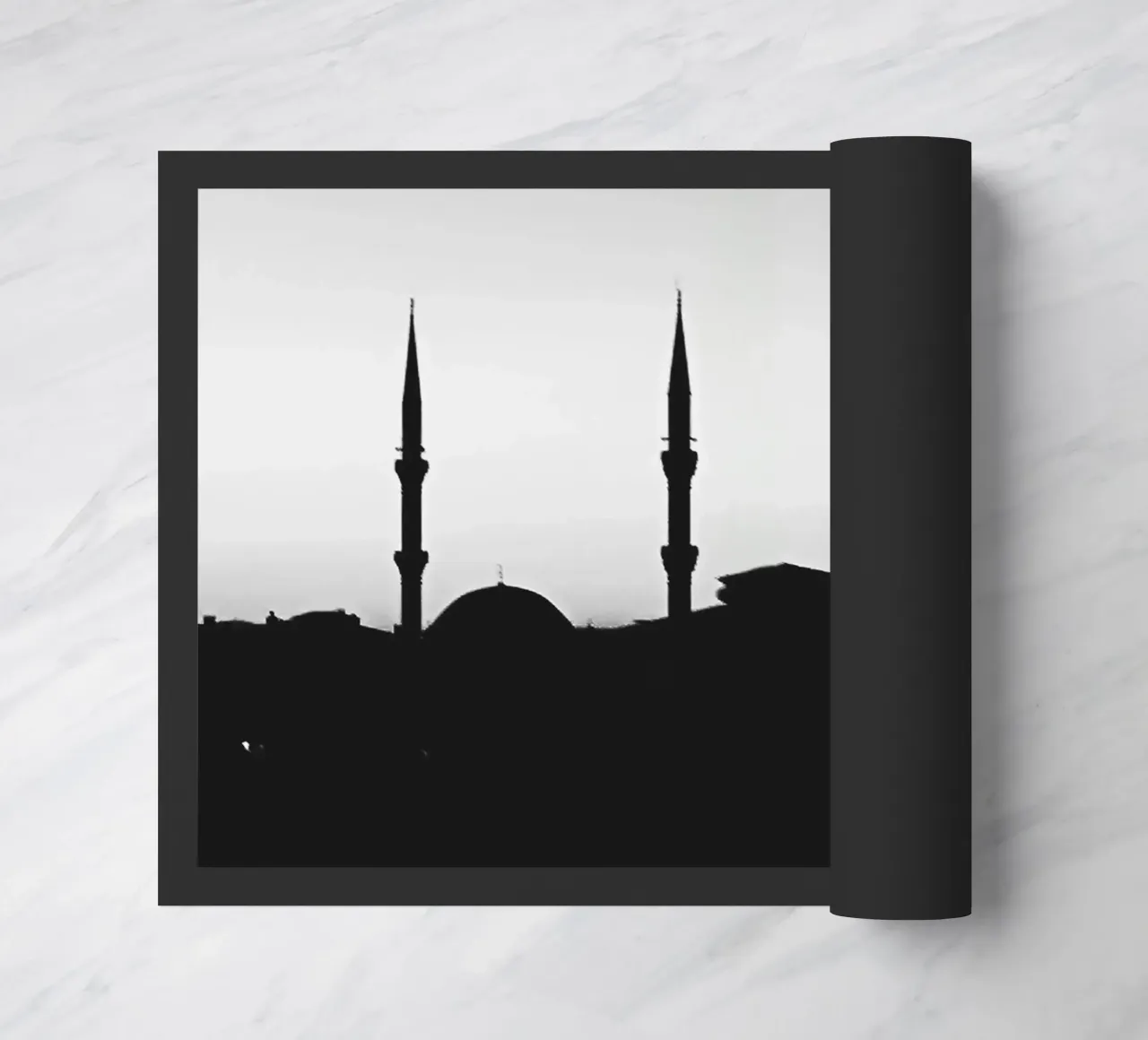 MOSQUE BW doormat by PERSIE