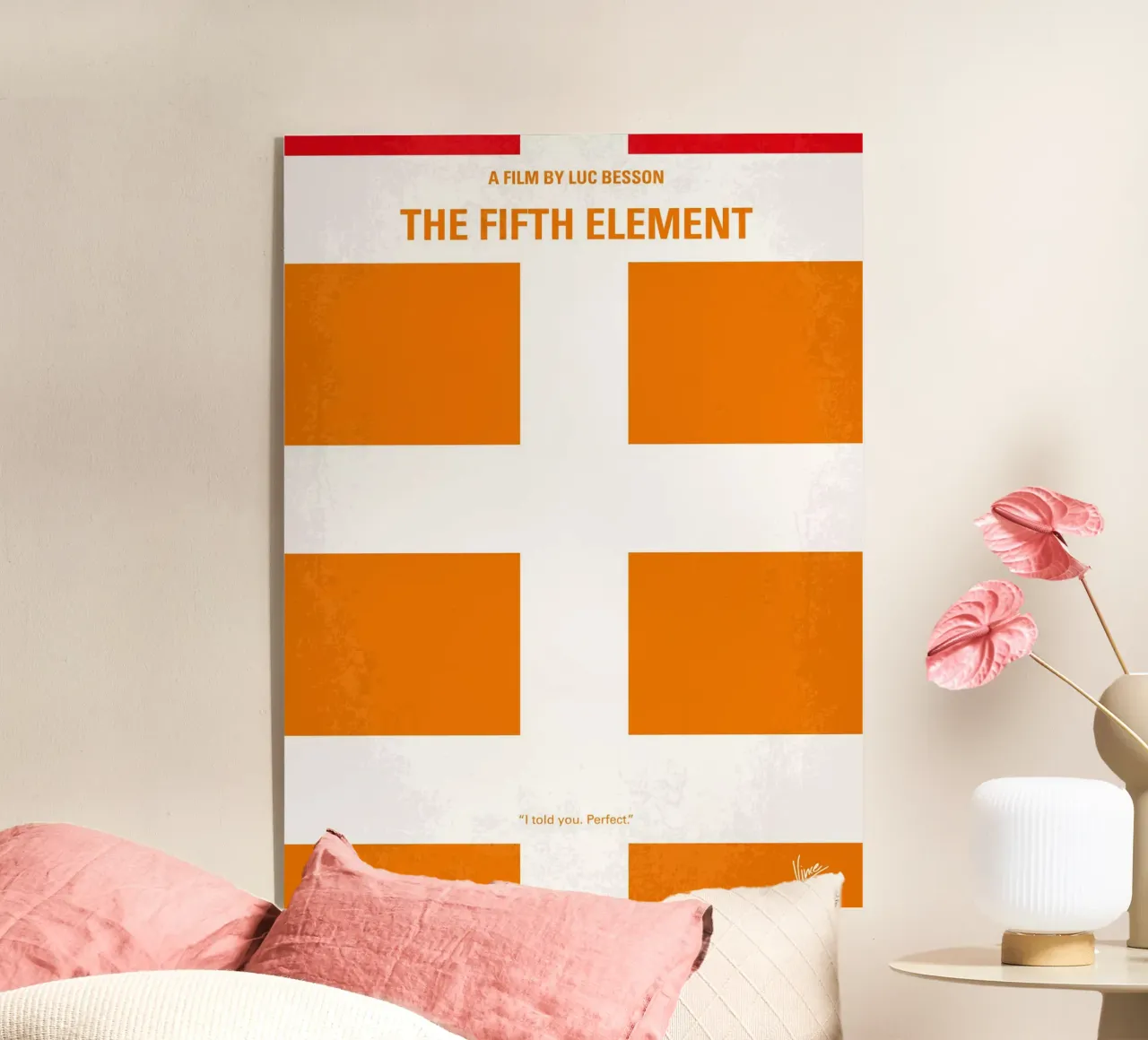 No112 My Fifth Element minimal movie poster plexiglass da Chungkong