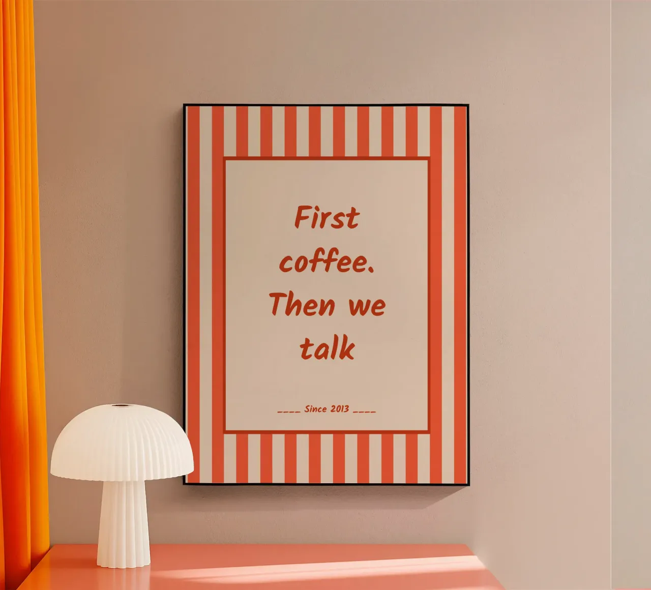 coffee is priority plexiglass da zeriayam arts