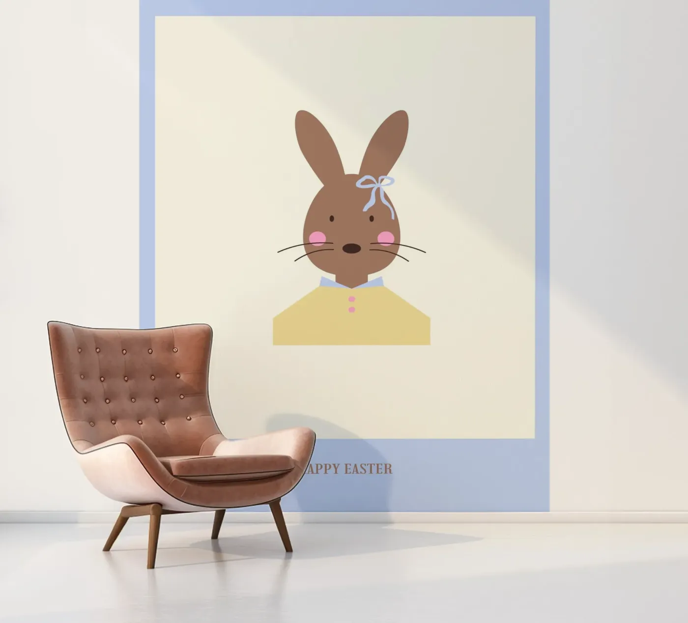 Happy Easter fotobehang van janamossmann