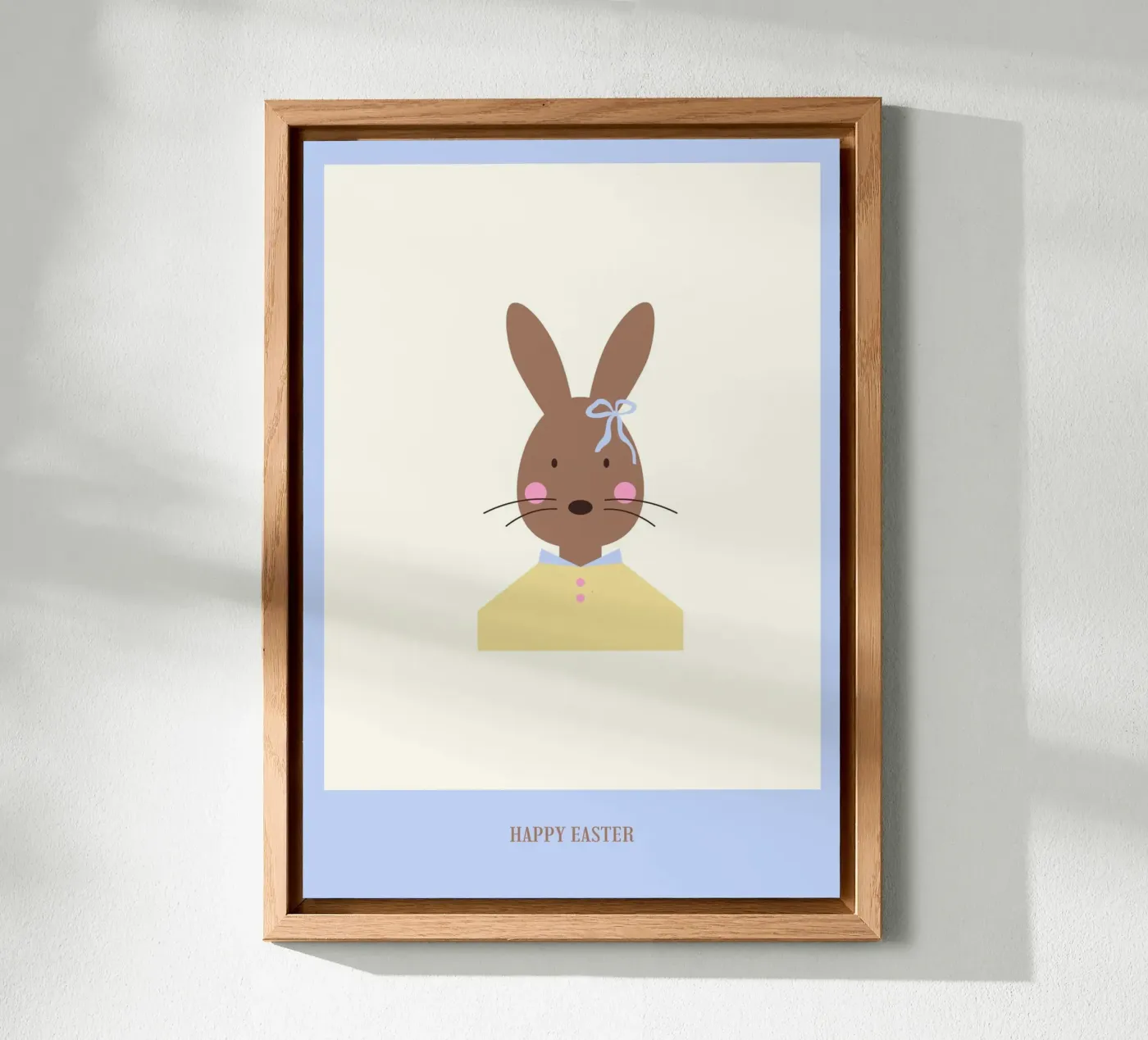 Happy Easter aluminium-dibond van janamossmann