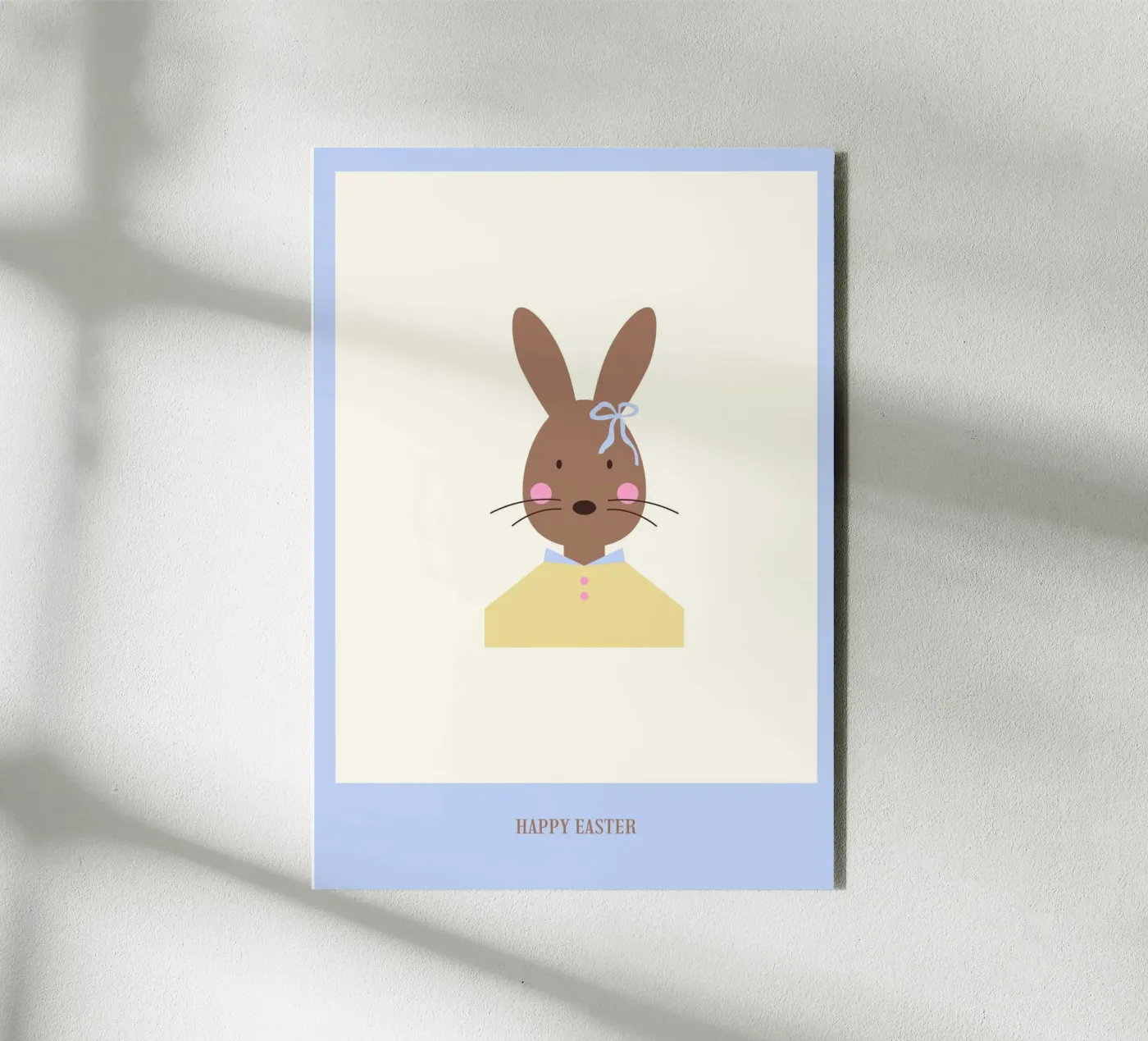 Happy Easter aluminium-dibond van janamossmann