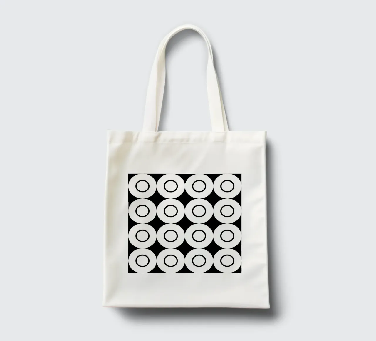 Retro Minimalist Geometrical Design tote bag by good-vibes