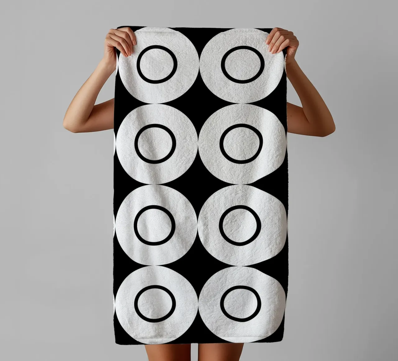 Retro Minimalist Geometrical Design asciugamano da bagno da good-vibes