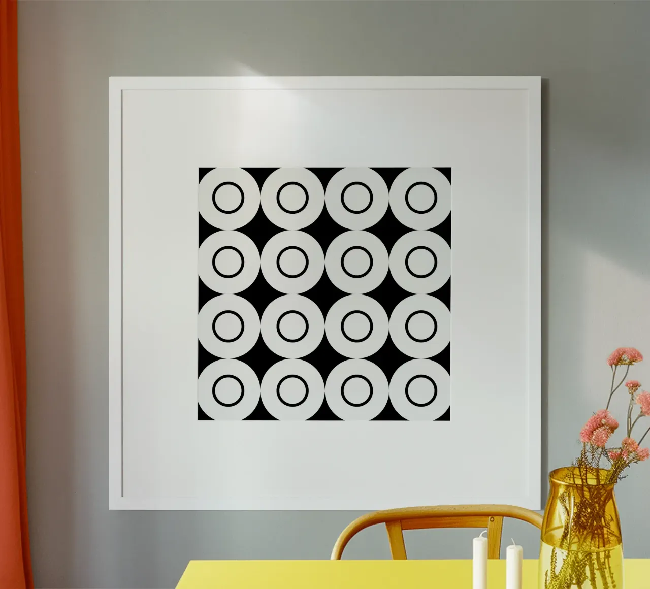 Retro Minimalist Geometrical Design carta hahnemühle da good-vibes