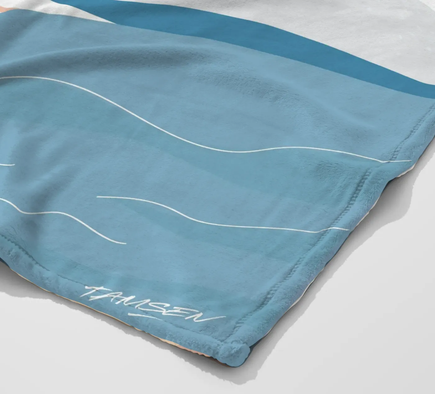 The wave fleecedeken van Tamsen Design