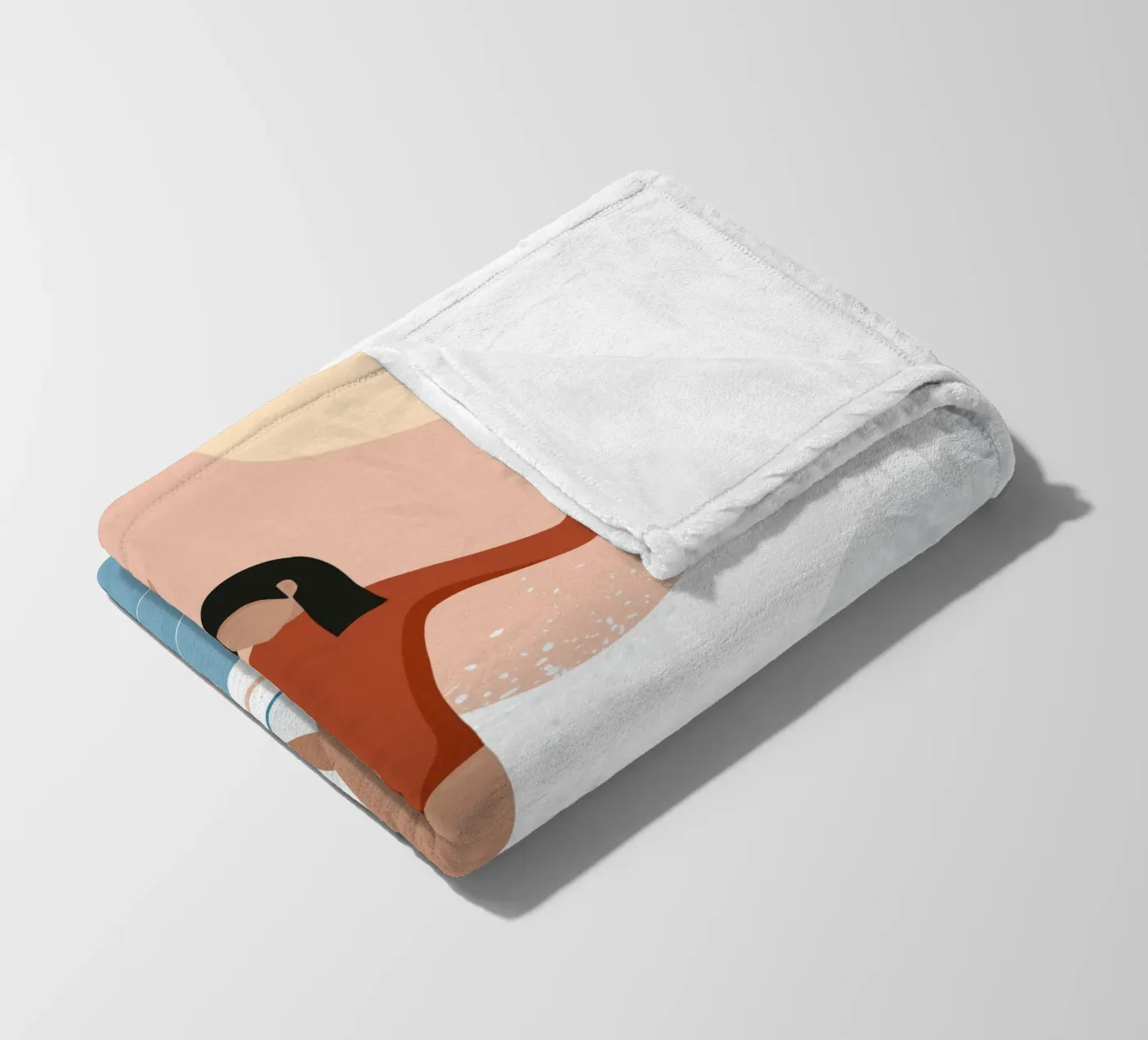 The wave fleecedeken van Tamsen Design
