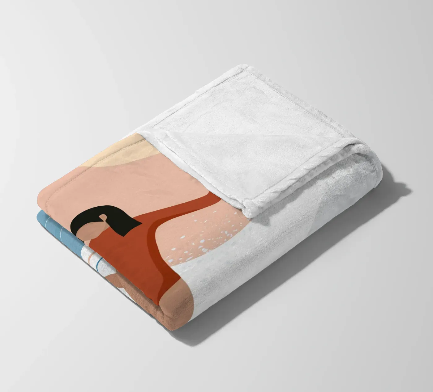 The wave fleecedeken van Tamsen Design