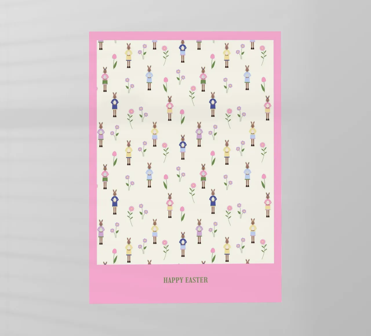 Happy Easter Pattern pellicola backlit da janamossmann