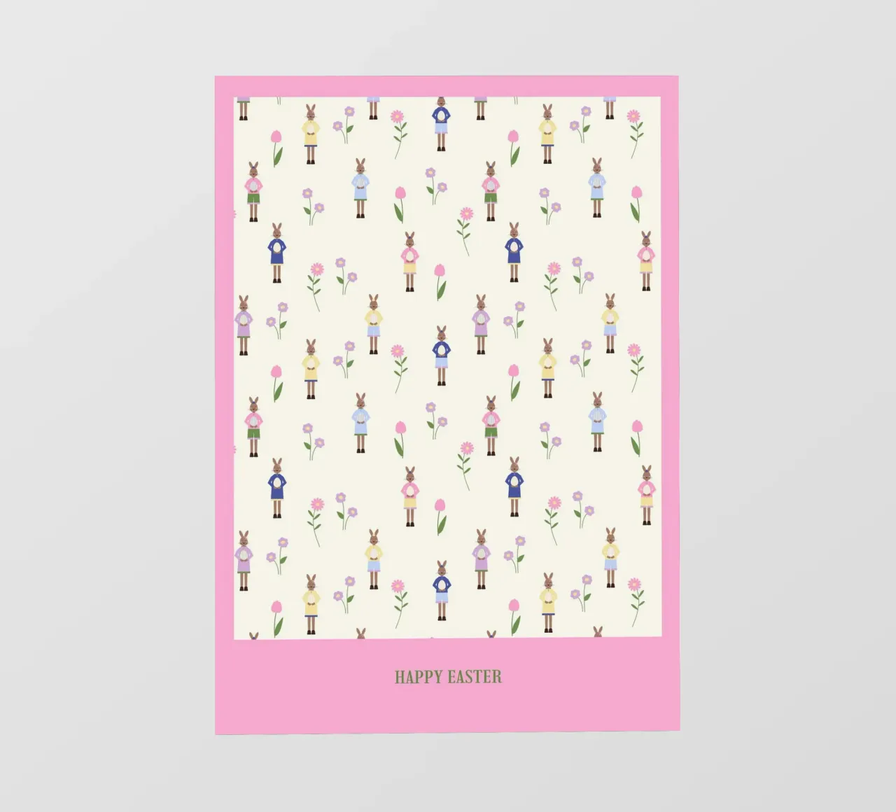 Happy Easter Pattern pellicola backlit da janamossmann