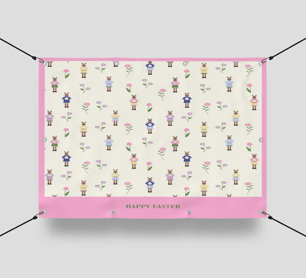 Happy Easter Pattern pvc cover by janamossmann