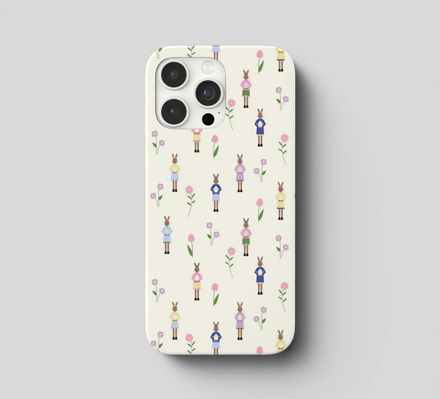 Happy Easter Pattern iphone case by janamossmann