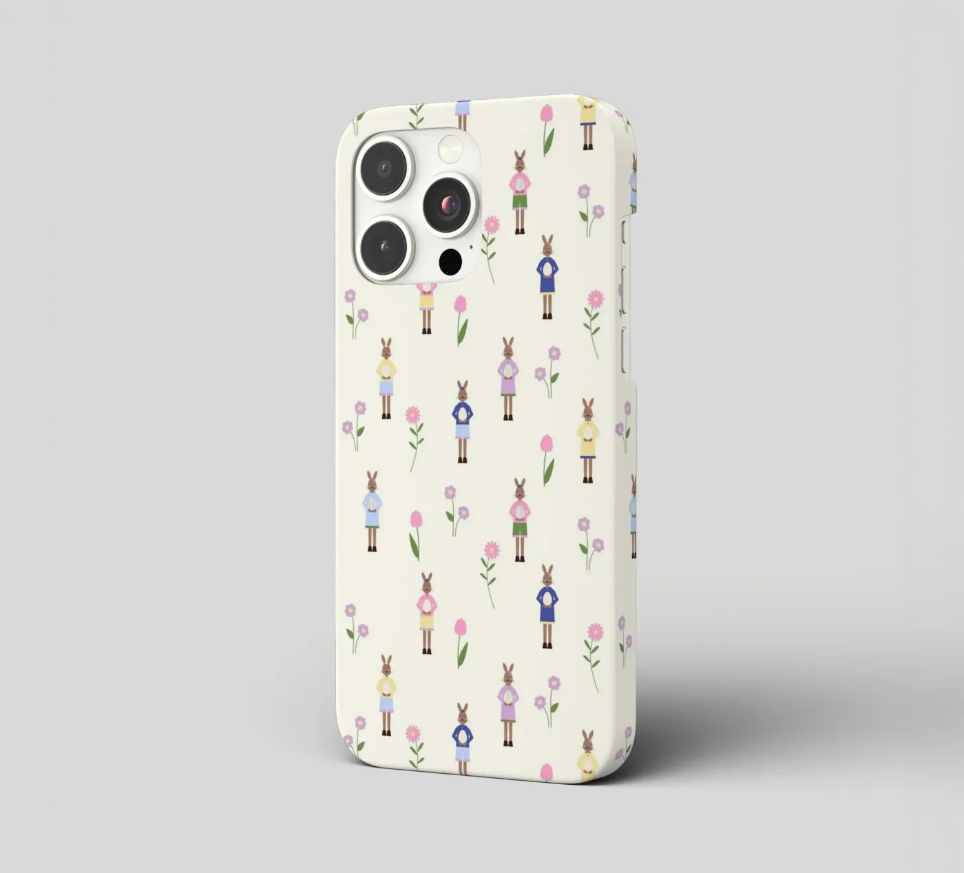 Happy Easter Pattern iphone case by janamossmann
