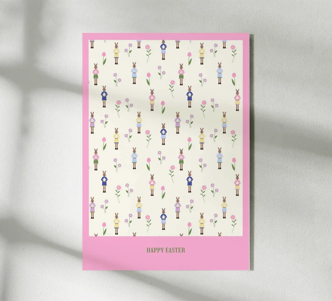 Happy Easter Pattern plexiglas de janamossmann