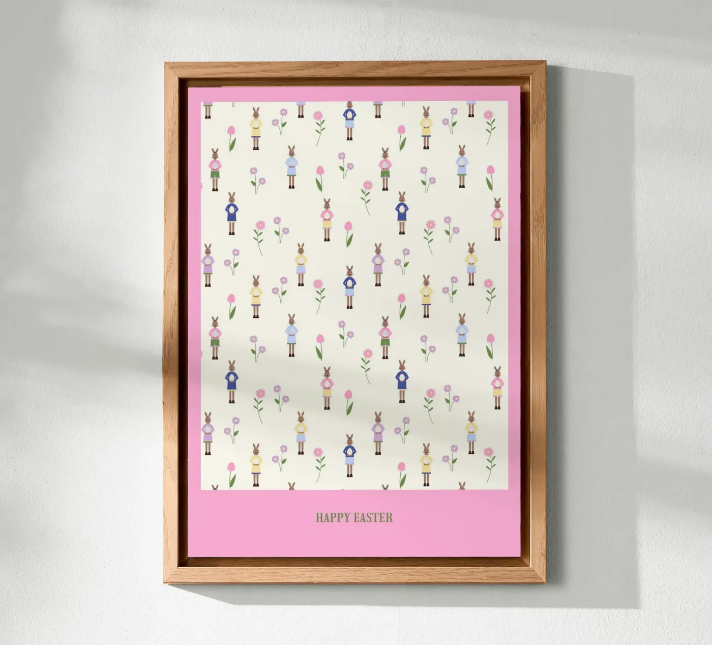 Happy Easter Pattern Forex-Platte von janamossmann