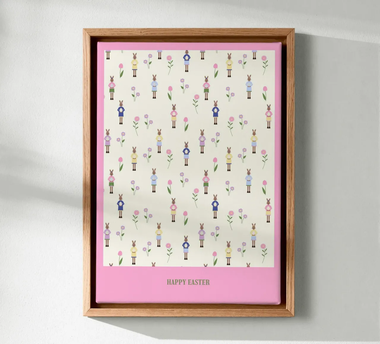 Happy Easter Pattern toile de janamossmann