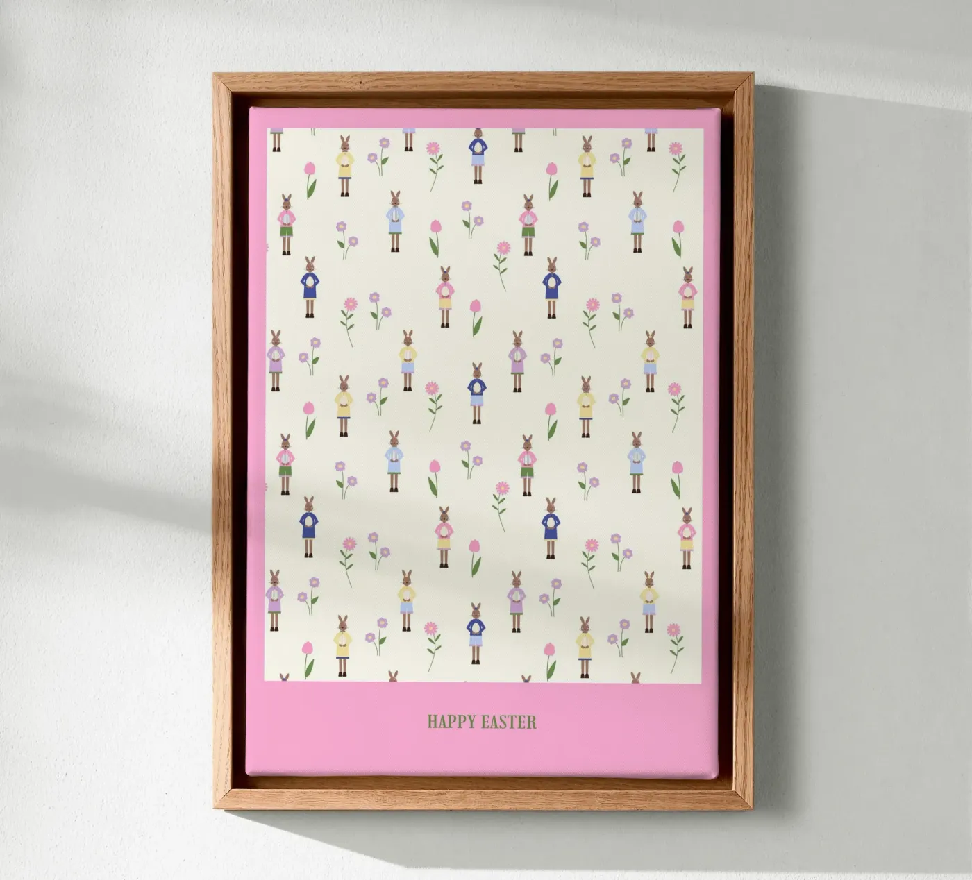 Happy Easter Pattern toile de janamossmann