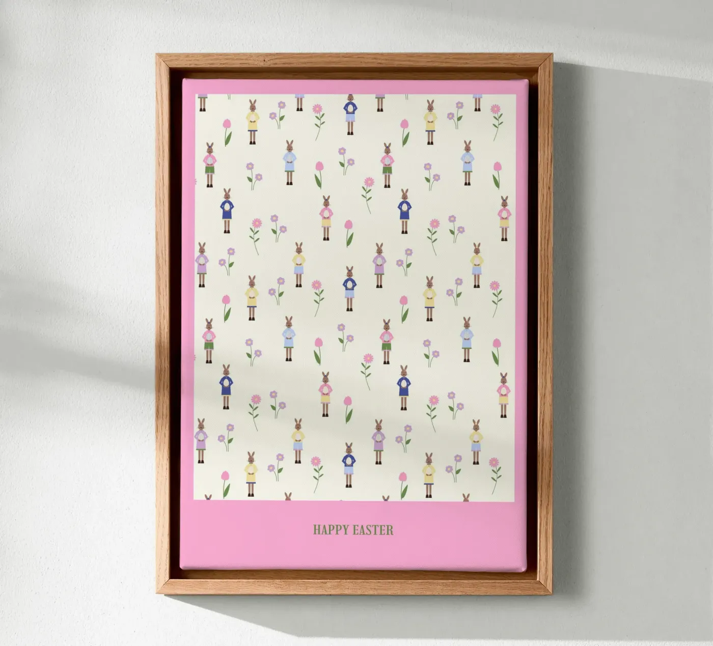 Happy Easter Pattern tela da janamossmann