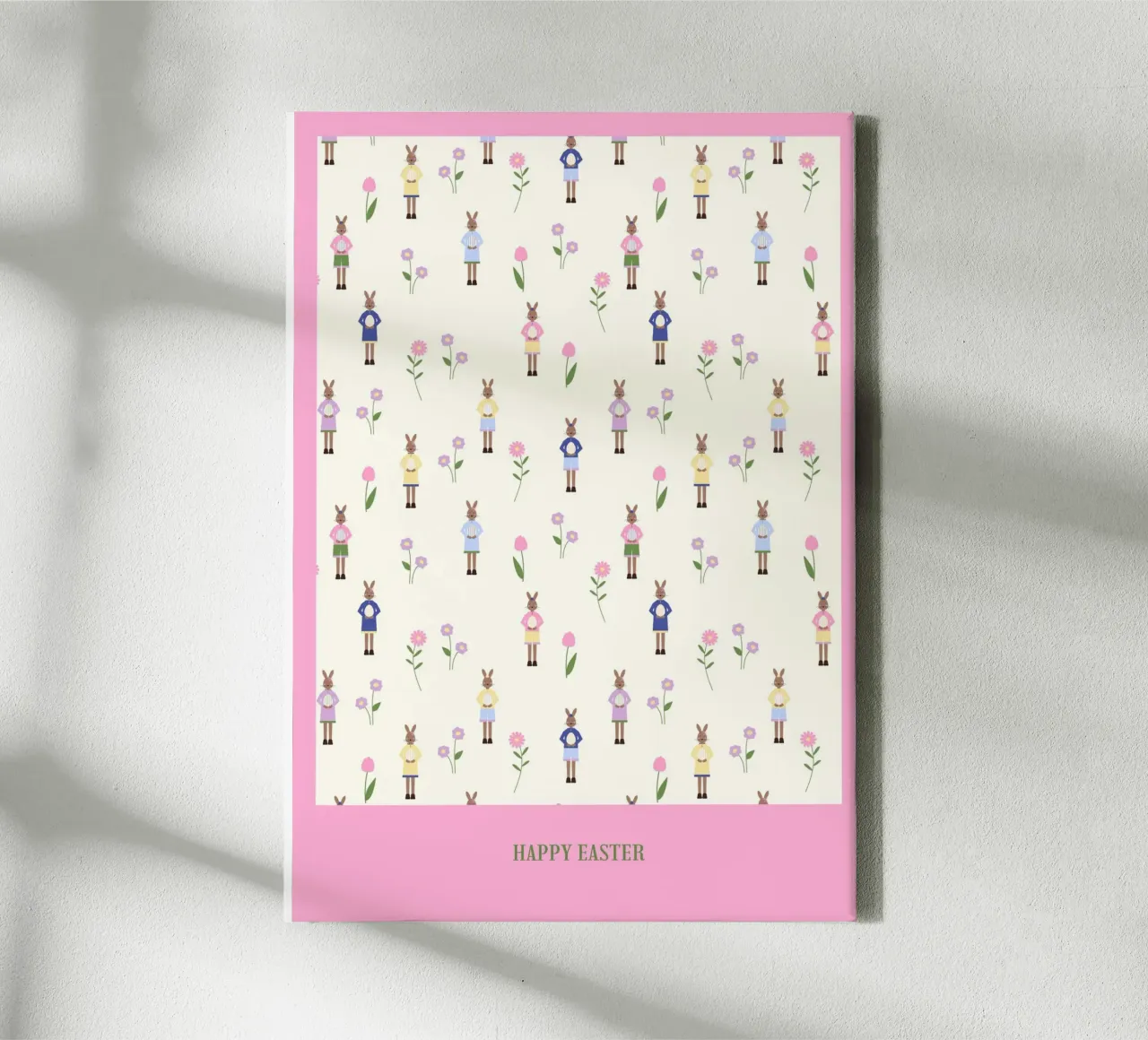 Happy Easter Pattern toile de janamossmann