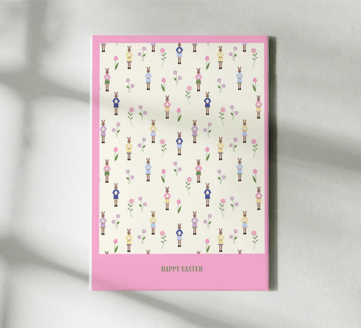 Happy Easter Pattern tela da janamossmann