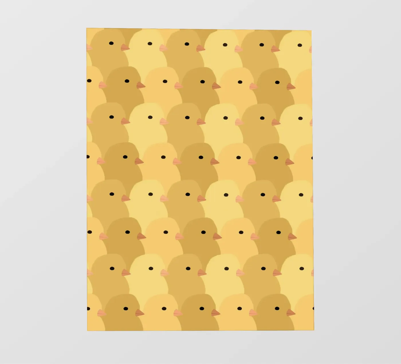 Chick Easter fotobehang van Sophie Augustin Illustration