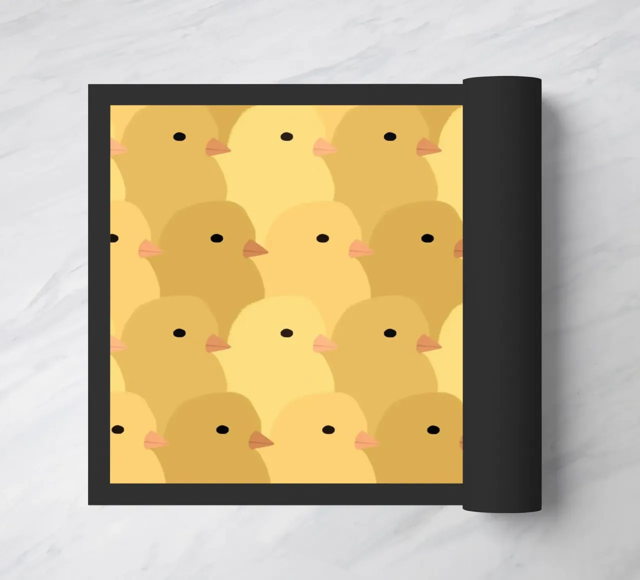 Chick Easter doormat by Sophie Augustin Illustration