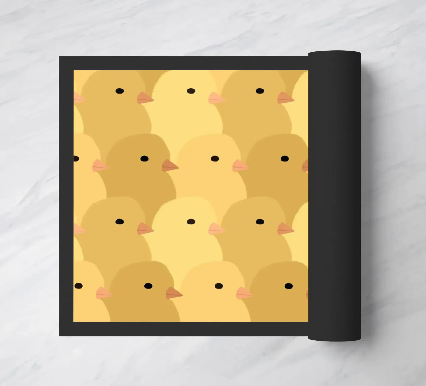 Chick Easter doormat by Sophie Augustin Illustration