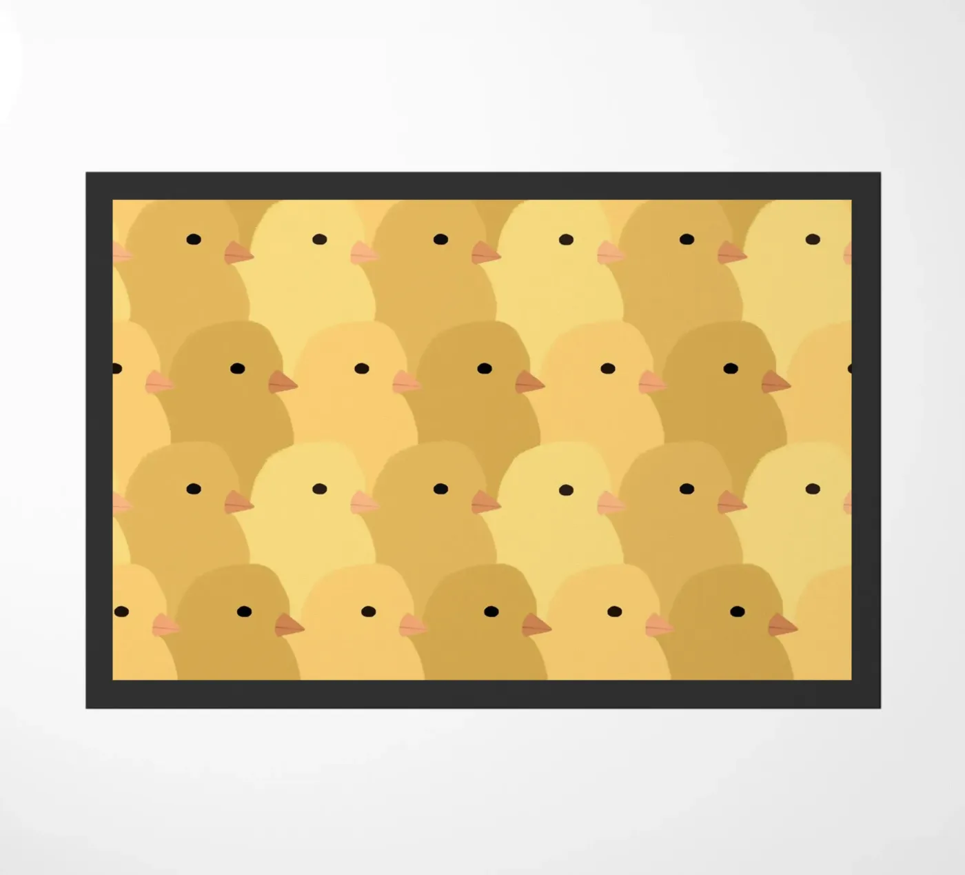 Chick Easter doormat by Sophie Augustin Illustration