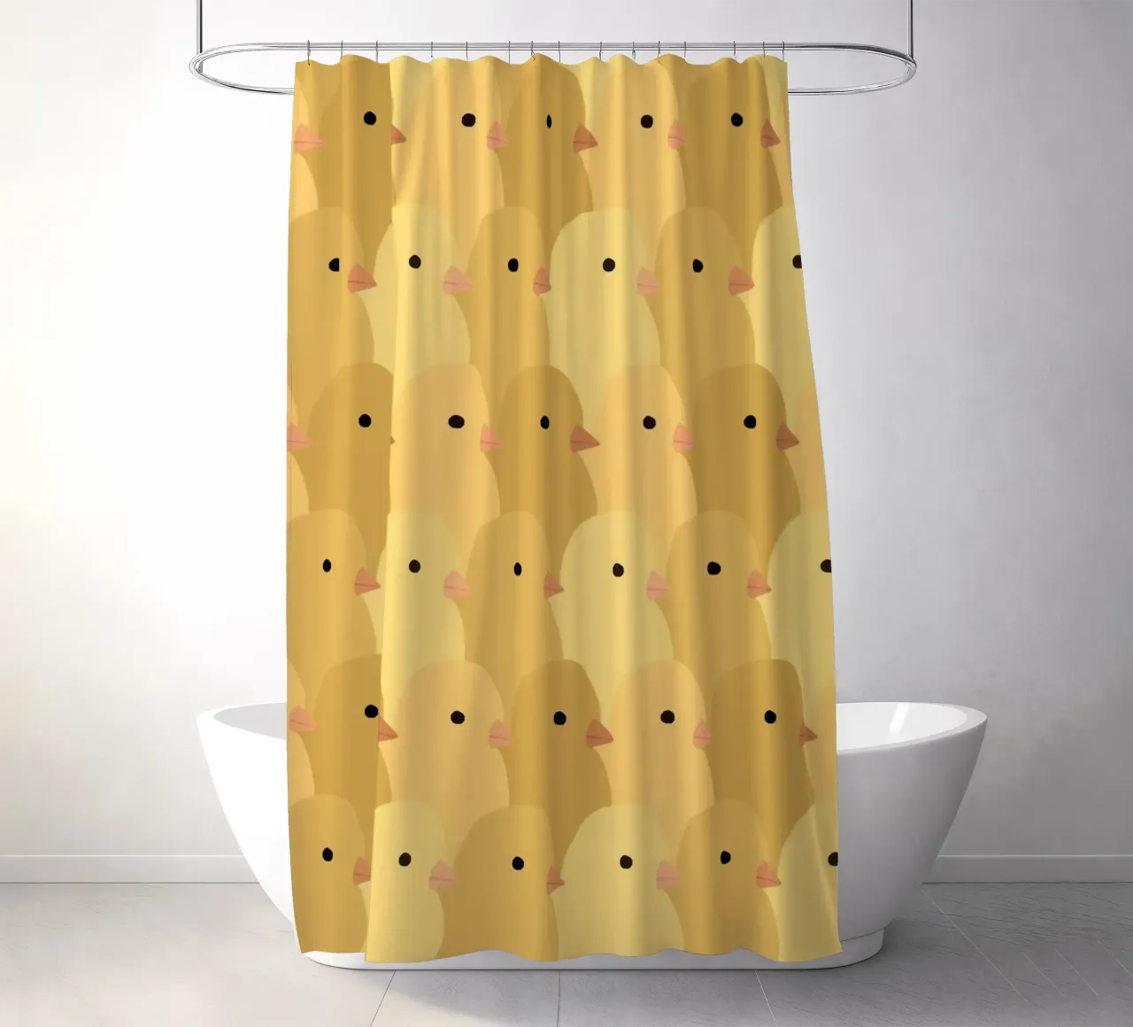 Küken Ostern Duschvorhang von Sophie Augustin Illustration