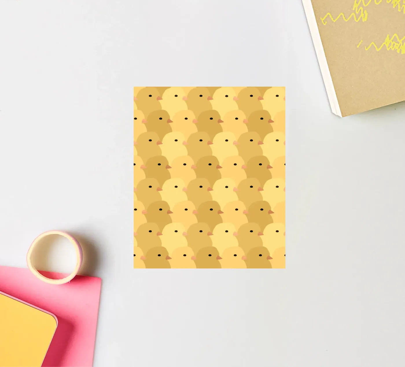 Chick Easter sticker by Sophie Augustin Illustration