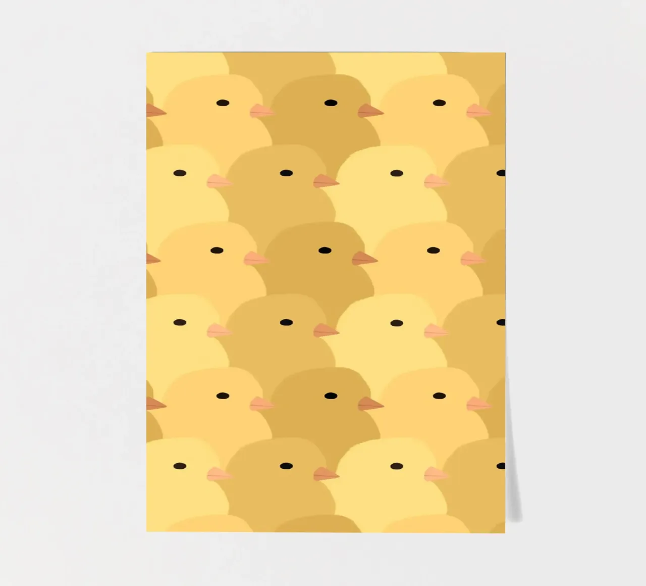 Kuikens Pasen stickervel van Sophie Augustin Illustration