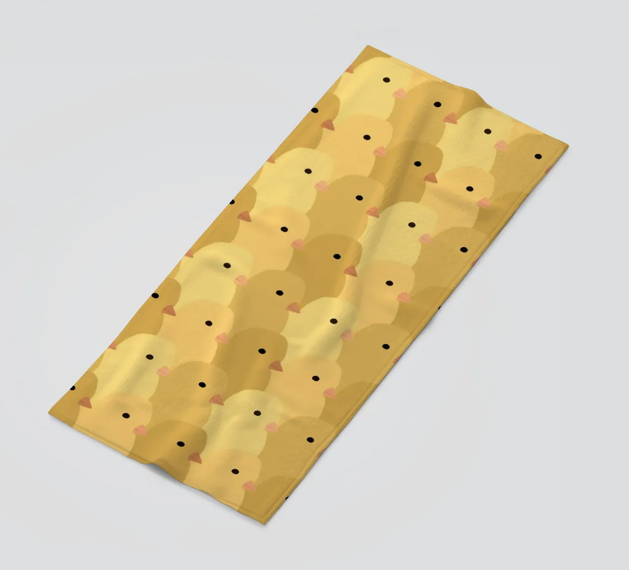 Chick Easter strandhanddoek van Sophie Augustin Illustration