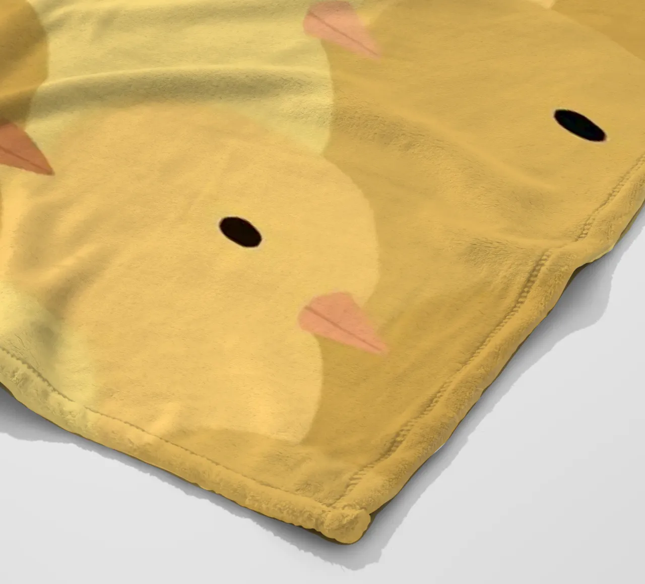 Chick Easter fleece blanket by Sophie Augustin Illustration