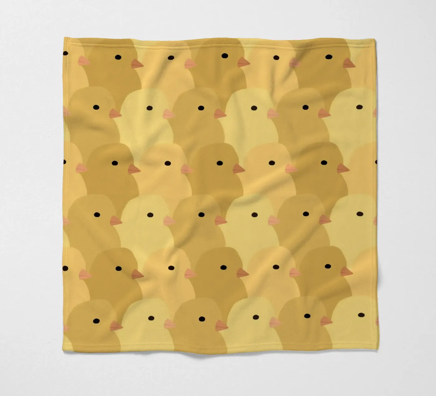 Chick Easter fleece blanket by Sophie Augustin Illustration