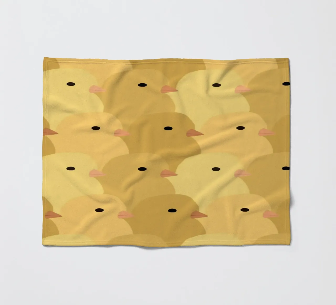 Chick Easter fleece blanket by Sophie Augustin Illustration