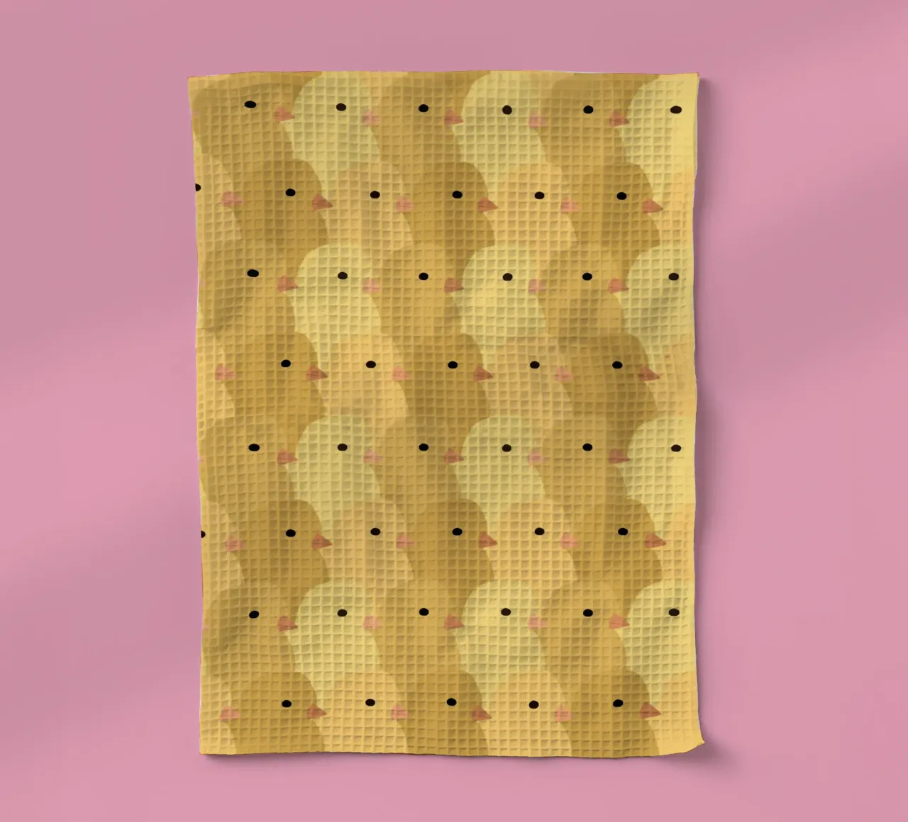 Chick Easter torchon de Sophie Augustin Illustration