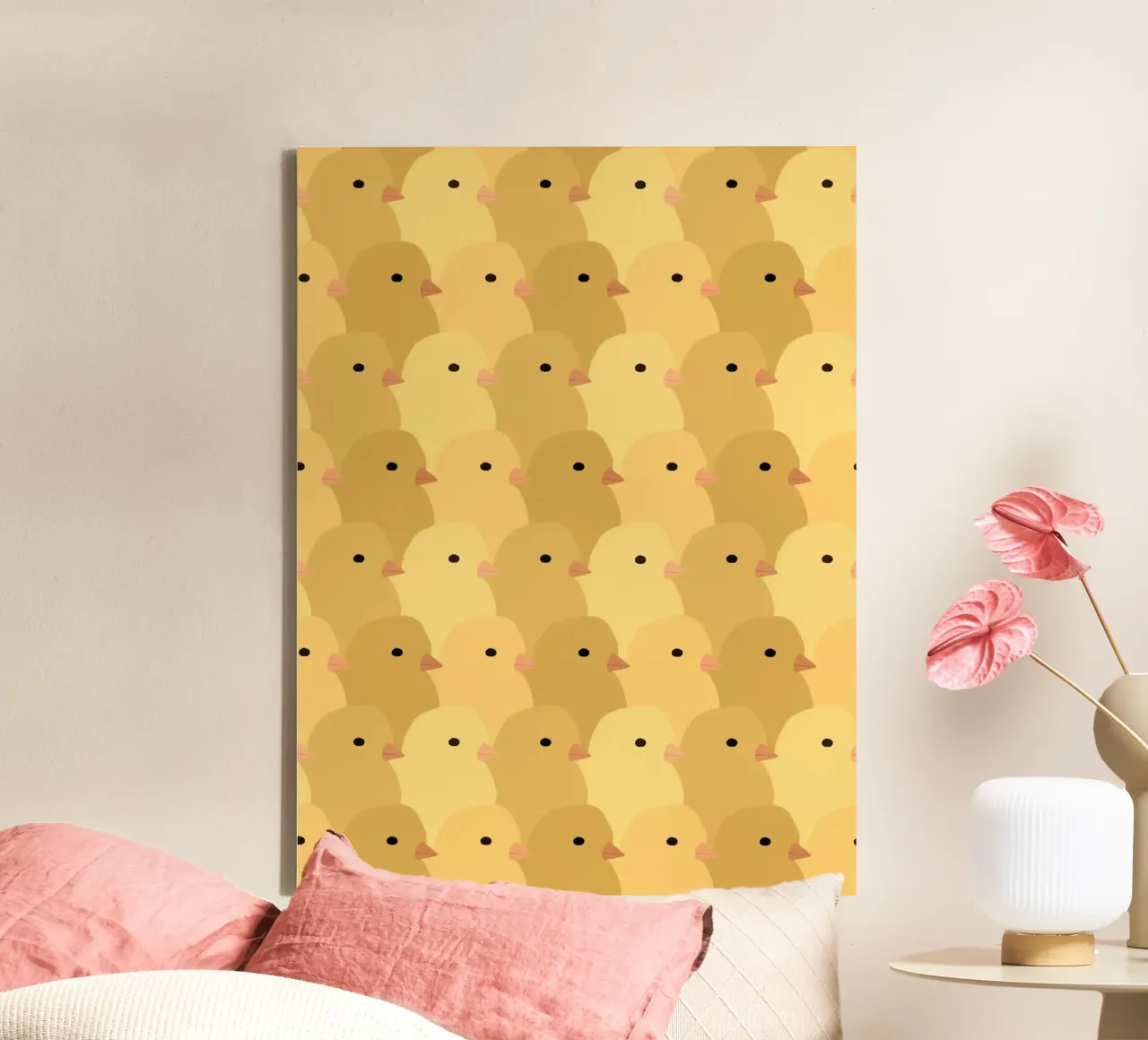 Chick Easter canvas by Sophie Augustin Illustration