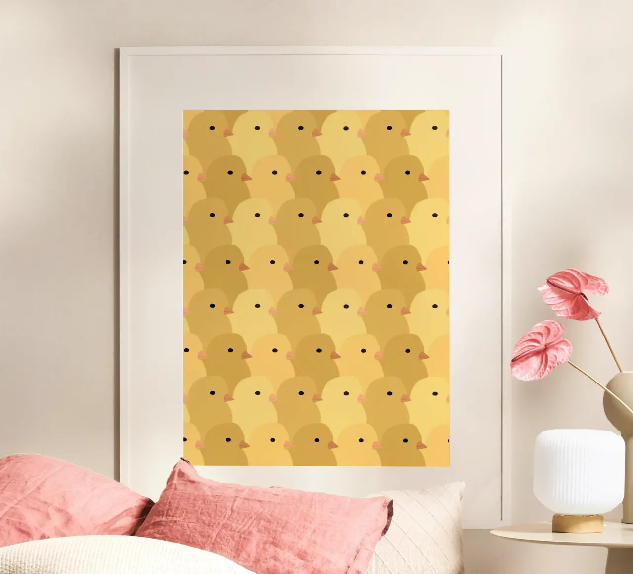 Poussins de Pâques poster de Sophie Augustin Illustration