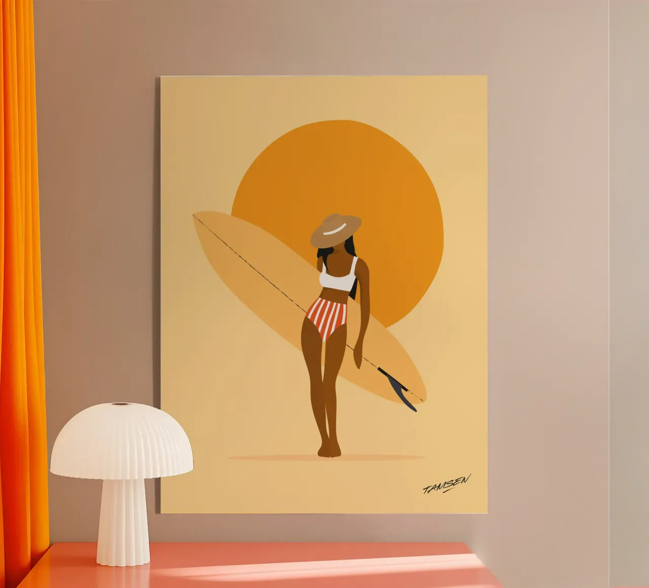 Surf plexiglass da Tamsen Design