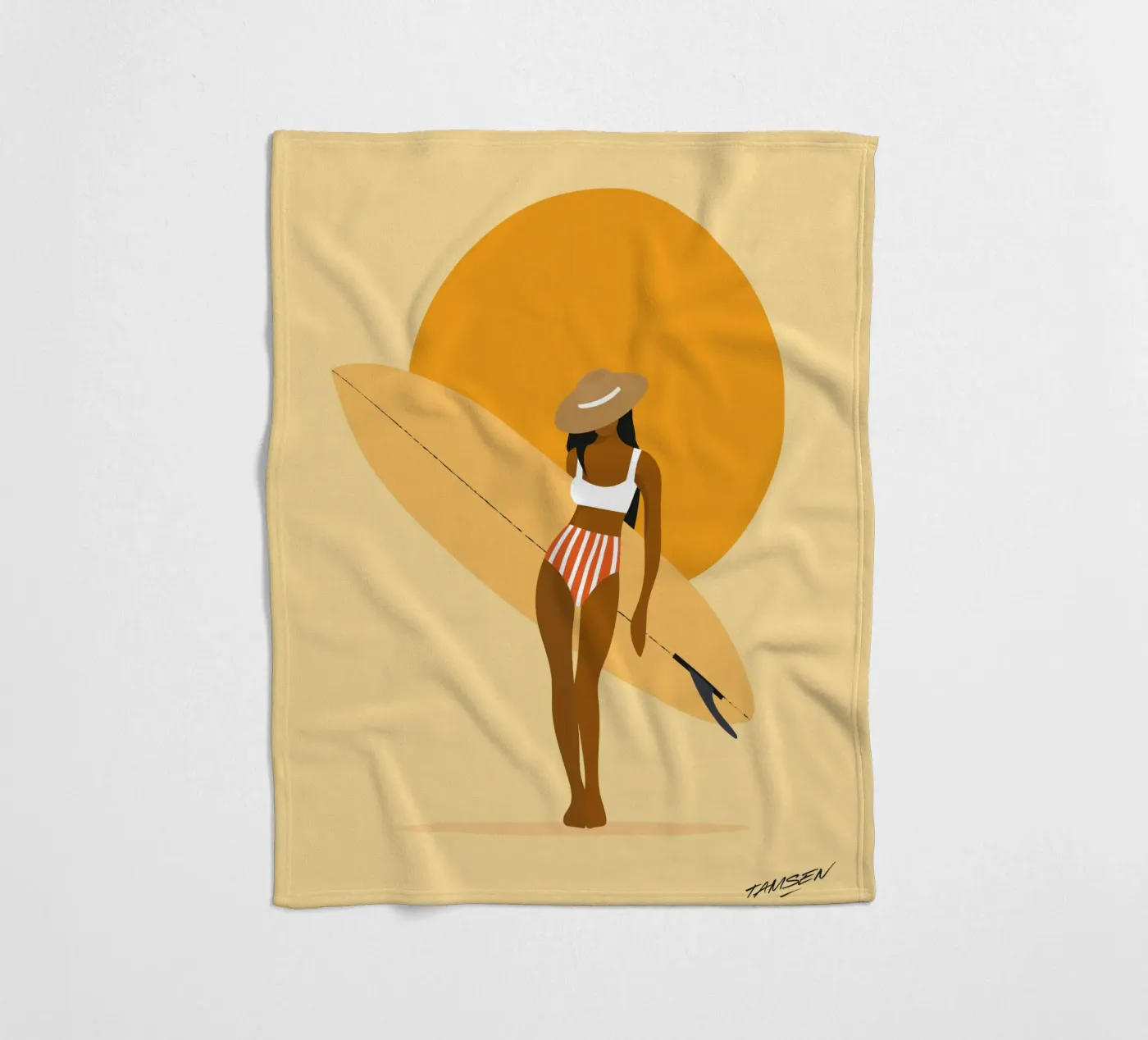 Surf Fleecedecke von Tamsen Design