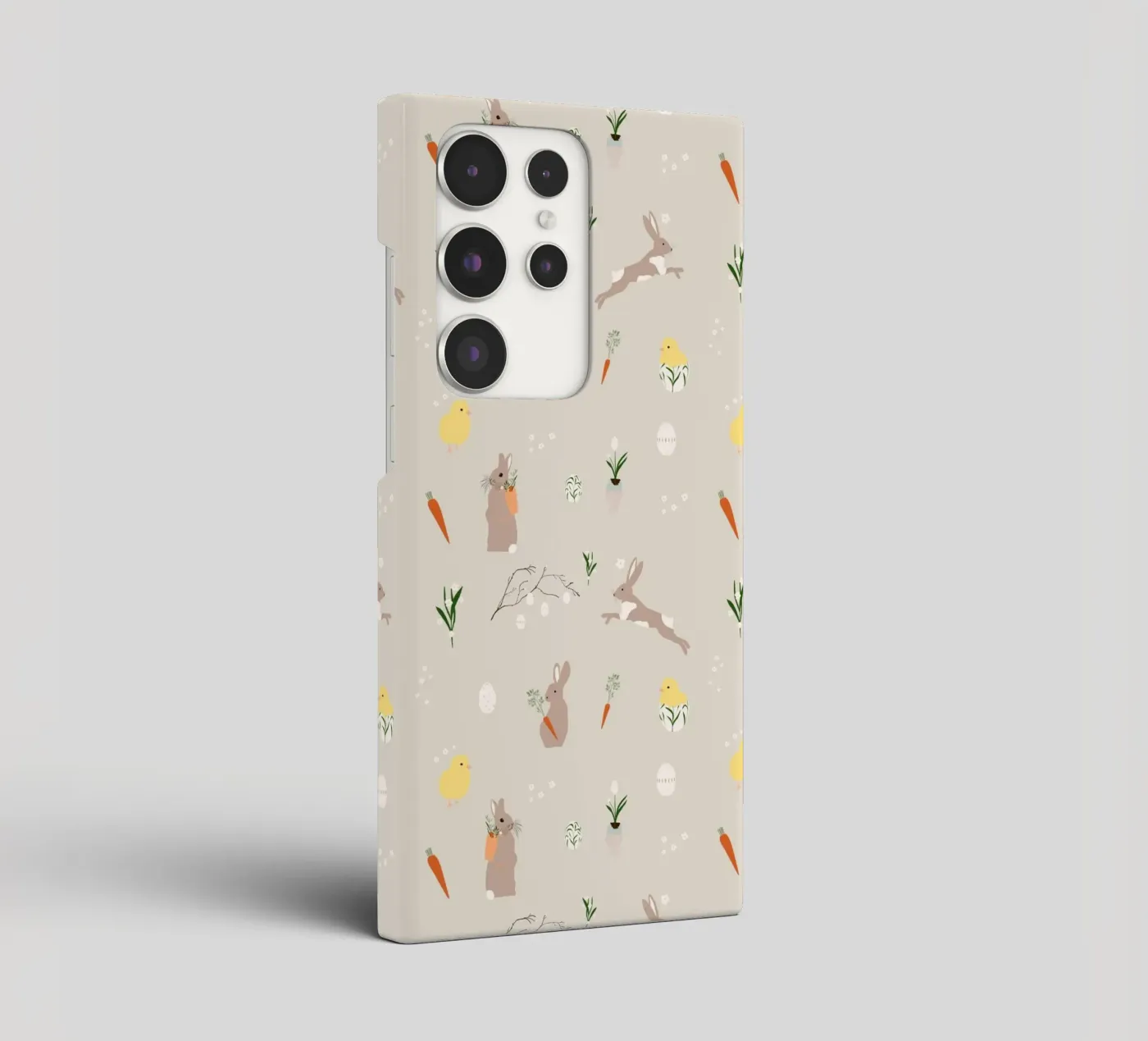 Easter pattern beige coque samsung de Sophie Augustin Illustration