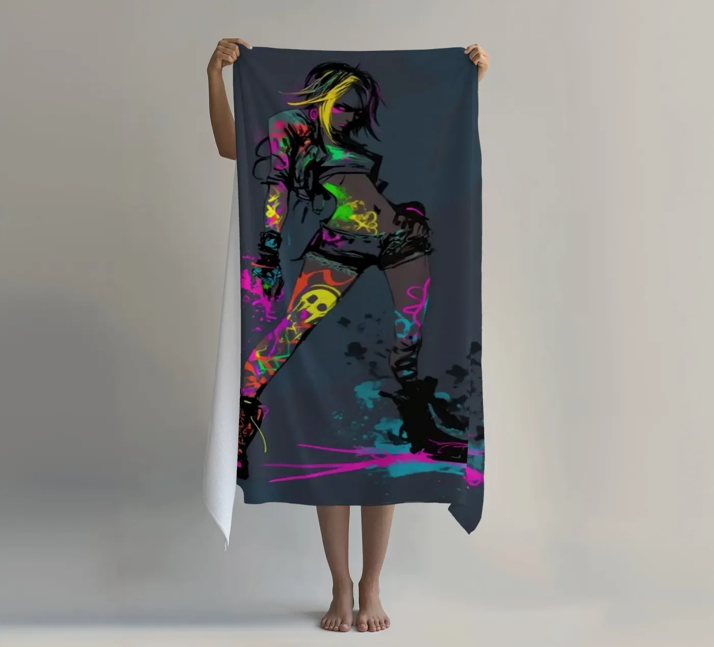 Nice Ink! serviette de plage de Art Unleashed