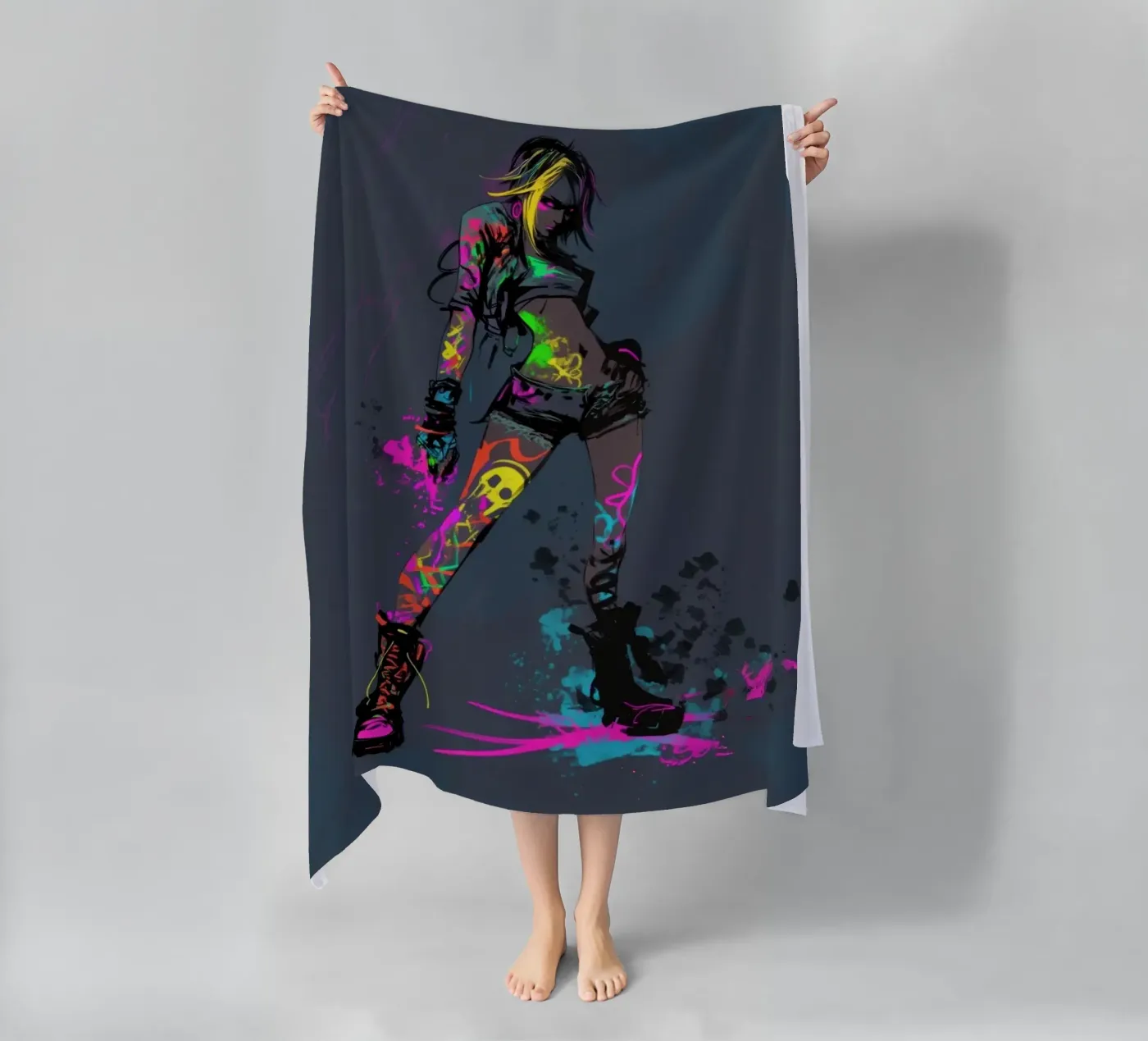 Nice Ink! serviette de plage de Art Unleashed