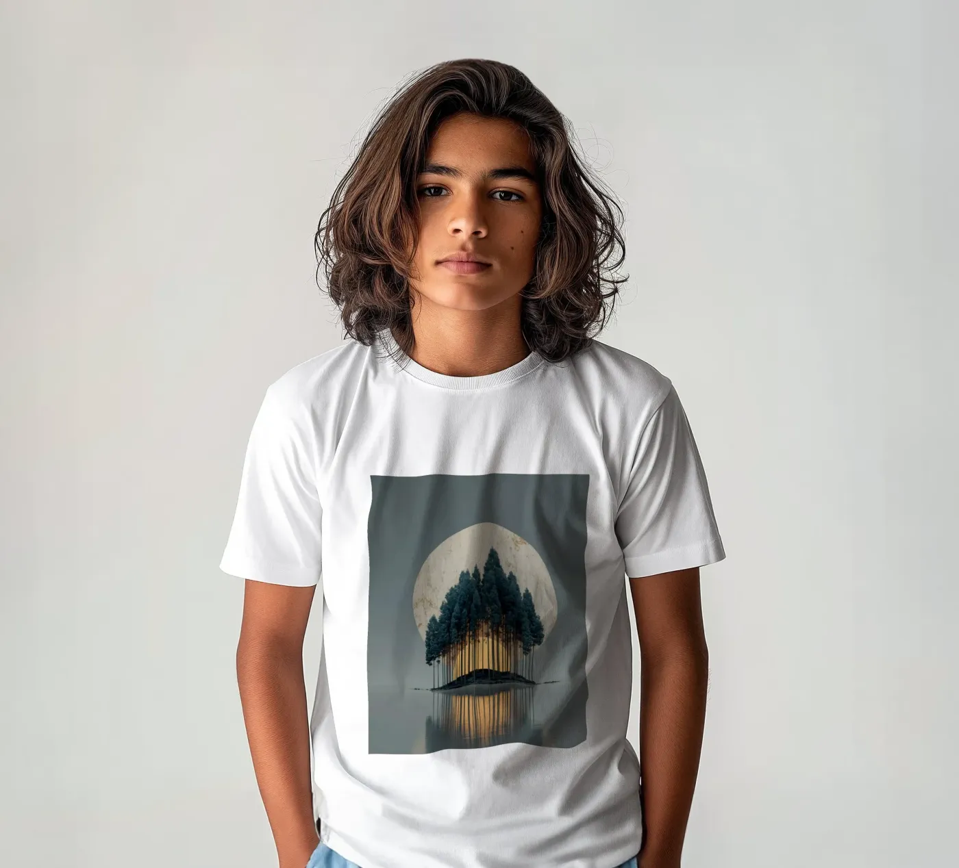 Isle t-shirt bambini da Art Unleashed