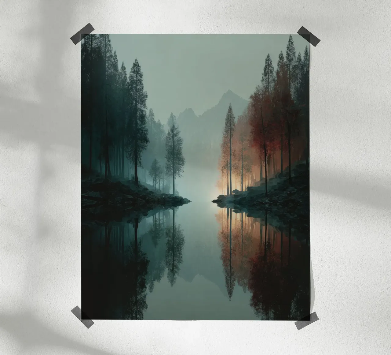 Lake poster da Art Unleashed