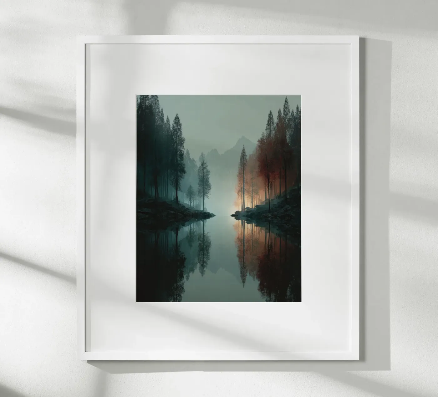 Lake Poster von Art Unleashed